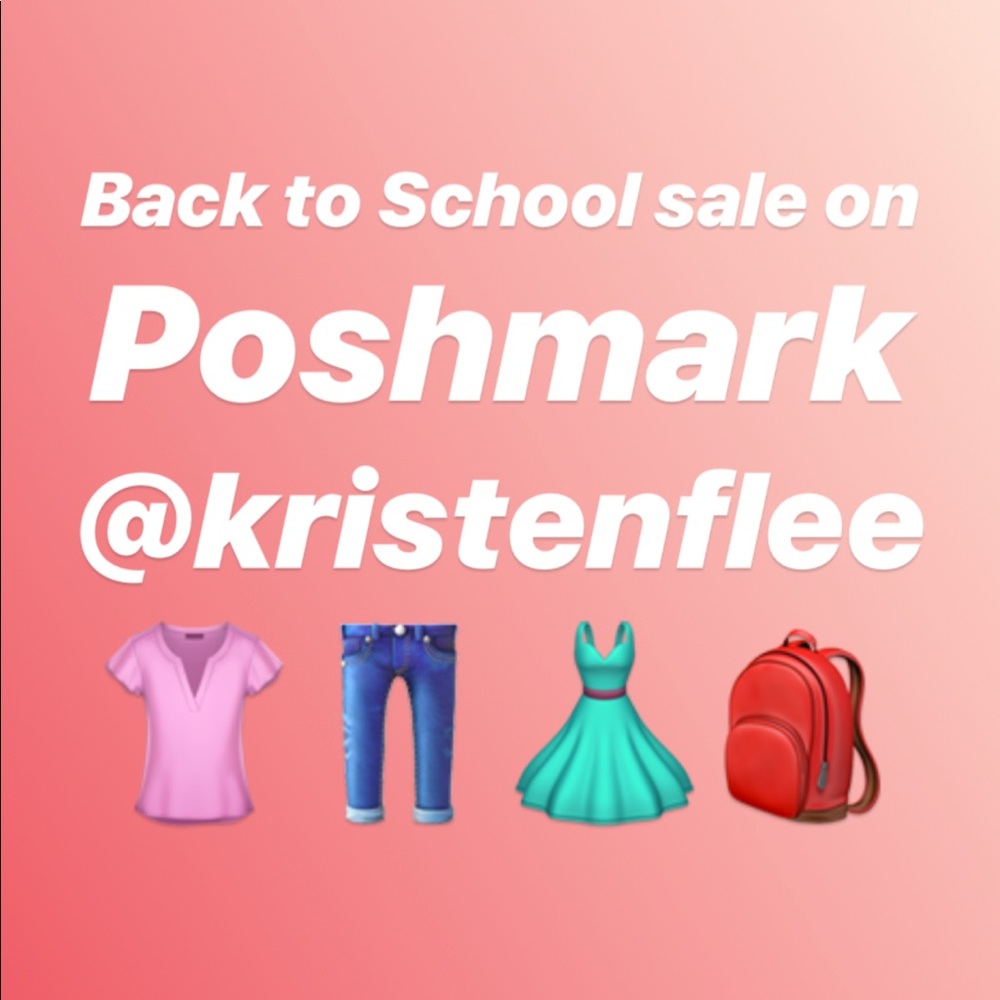 Back to school sale